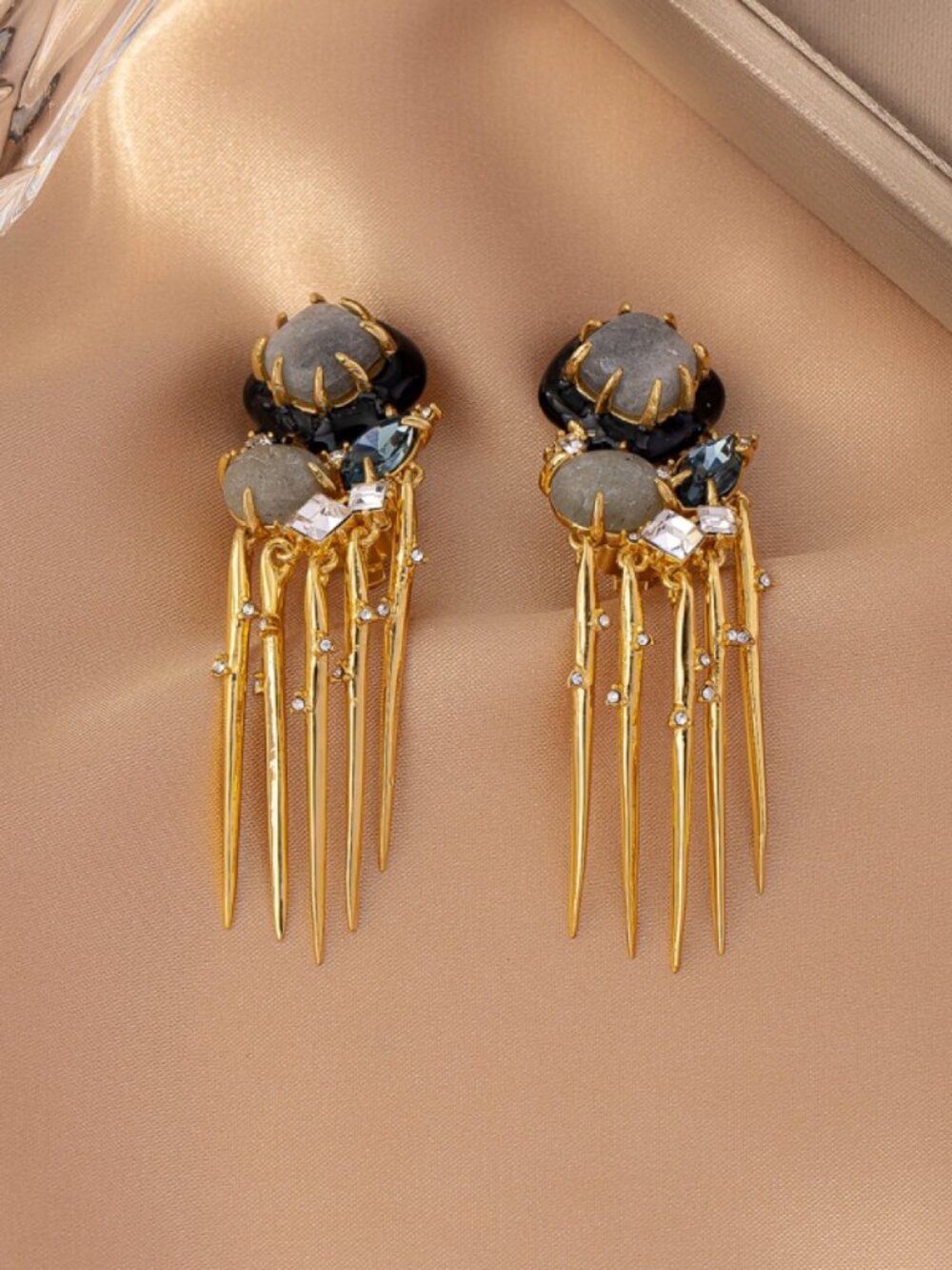 Alexis Bittar Tassel Clip-On Earrings